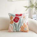Elegant Plant Patterned Cushion Cover — alternate angle view