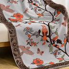 Countryside Charm Bird Cotton Towel — product detail view
