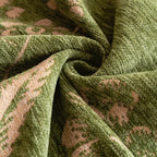 Foliage Floral Chenille Sofa Cover
