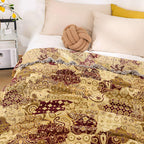 Bohemian Paisley Bliss Blanket — product detail view
