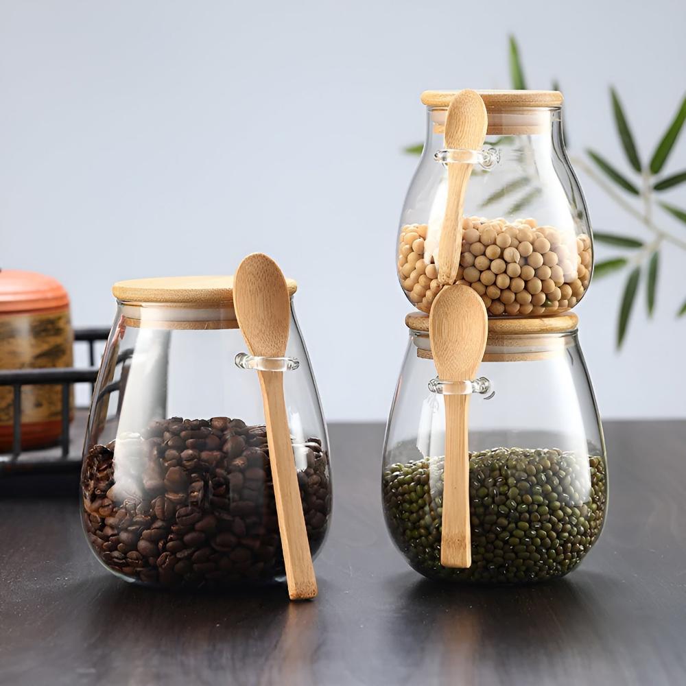 Nature's Pantry Glass Jar — product in use