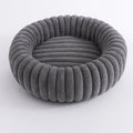 Purrfectly Plush Round Pet Bed — lifestyle shot