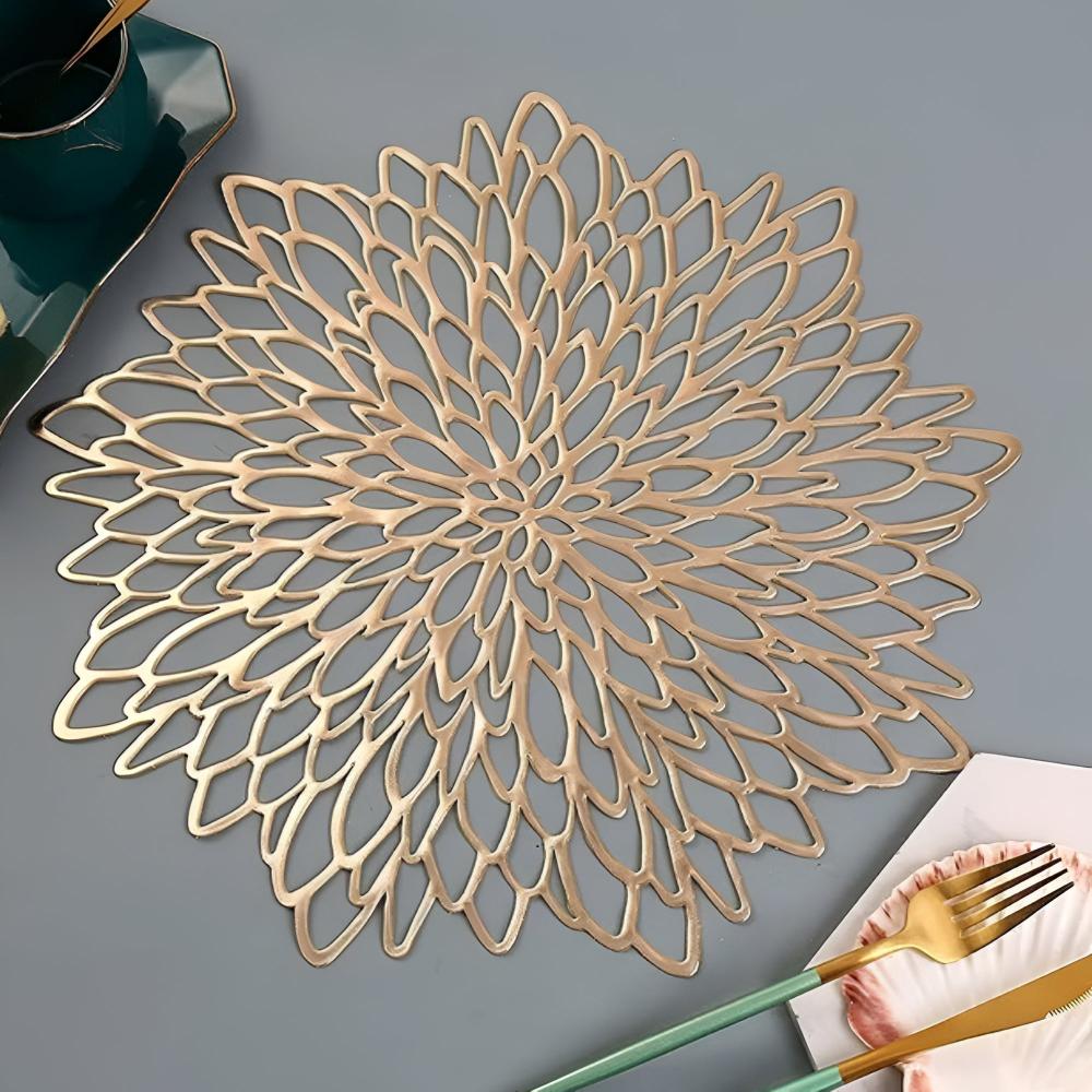 Chrysanthemum Charm Placemat — product in use