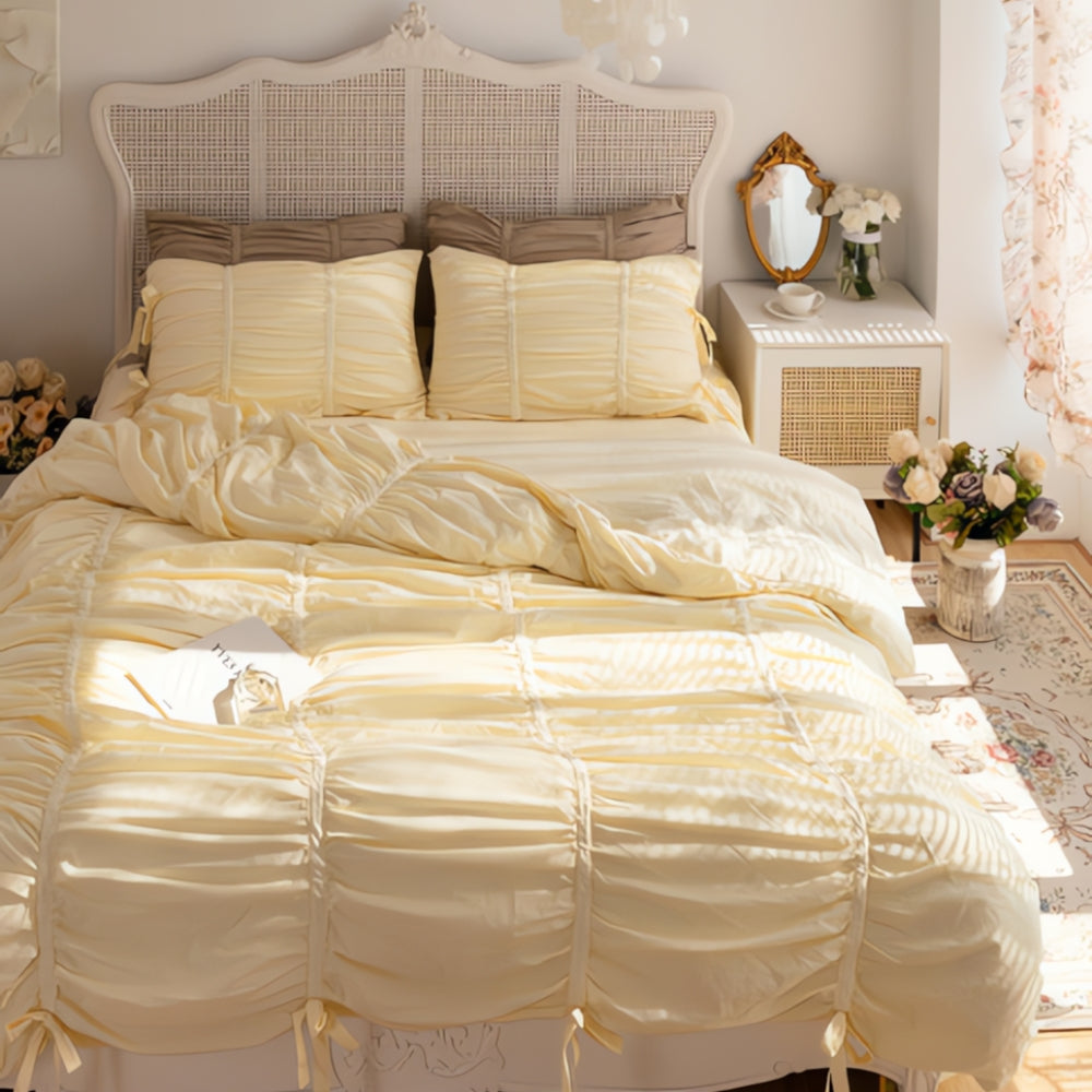 Princess Amara Ruffled Lace Bedding | 4pcs Set — main product photo