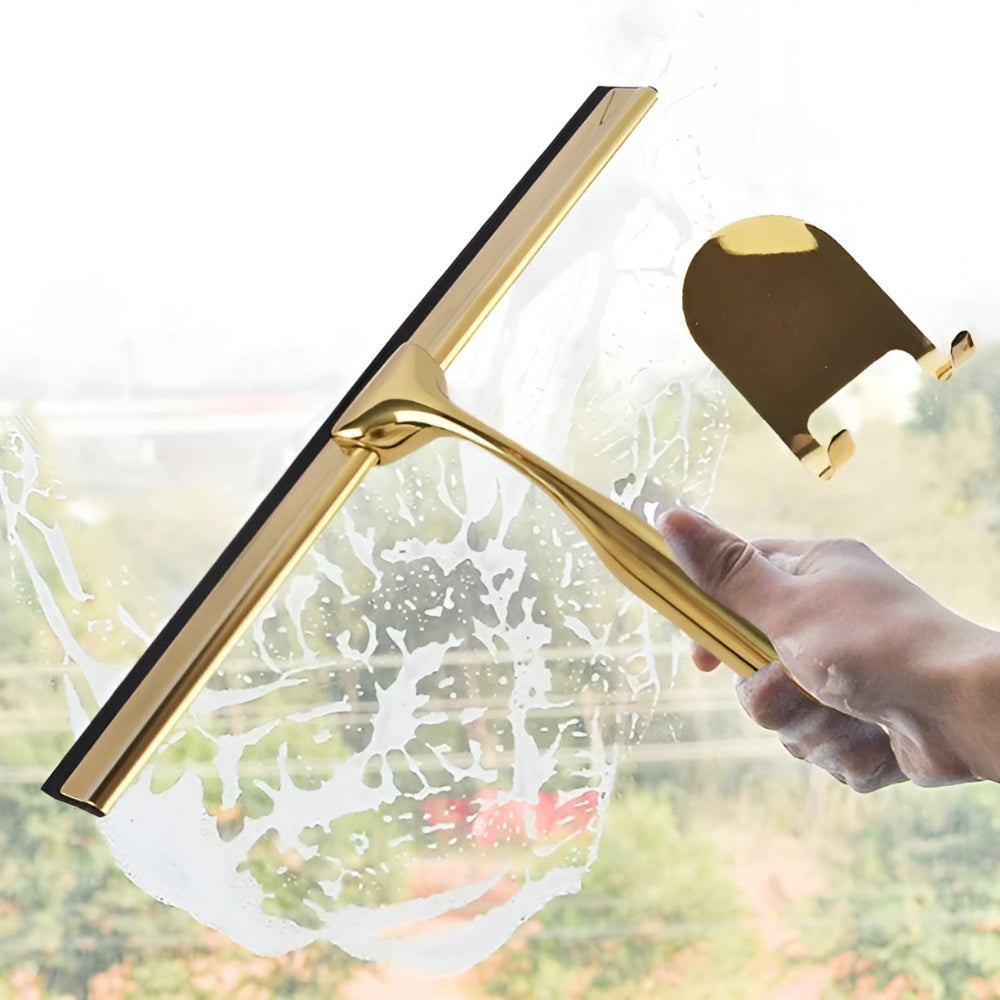 Golden Stainless Steel Multi-Purpose Squeegee — product detail view