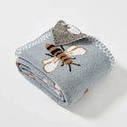 Fuzzy Bee Pattern Throw Blanket — additional view