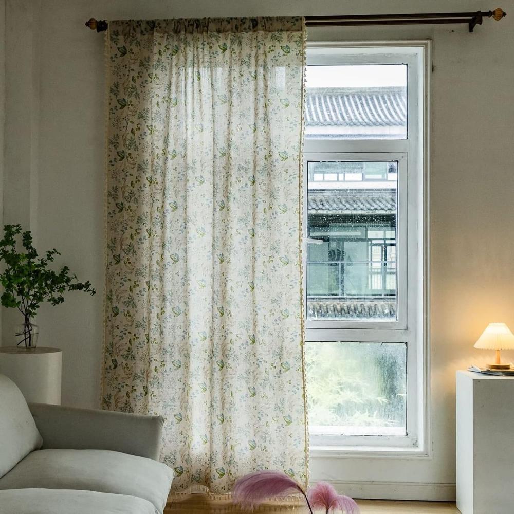 Wildflower Veil Curtains — lifestyle shot