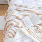 Warm Waffle Sherpa Blanket — product close-up