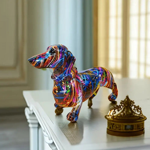 Artistic Dachshund Figurine — product detail view