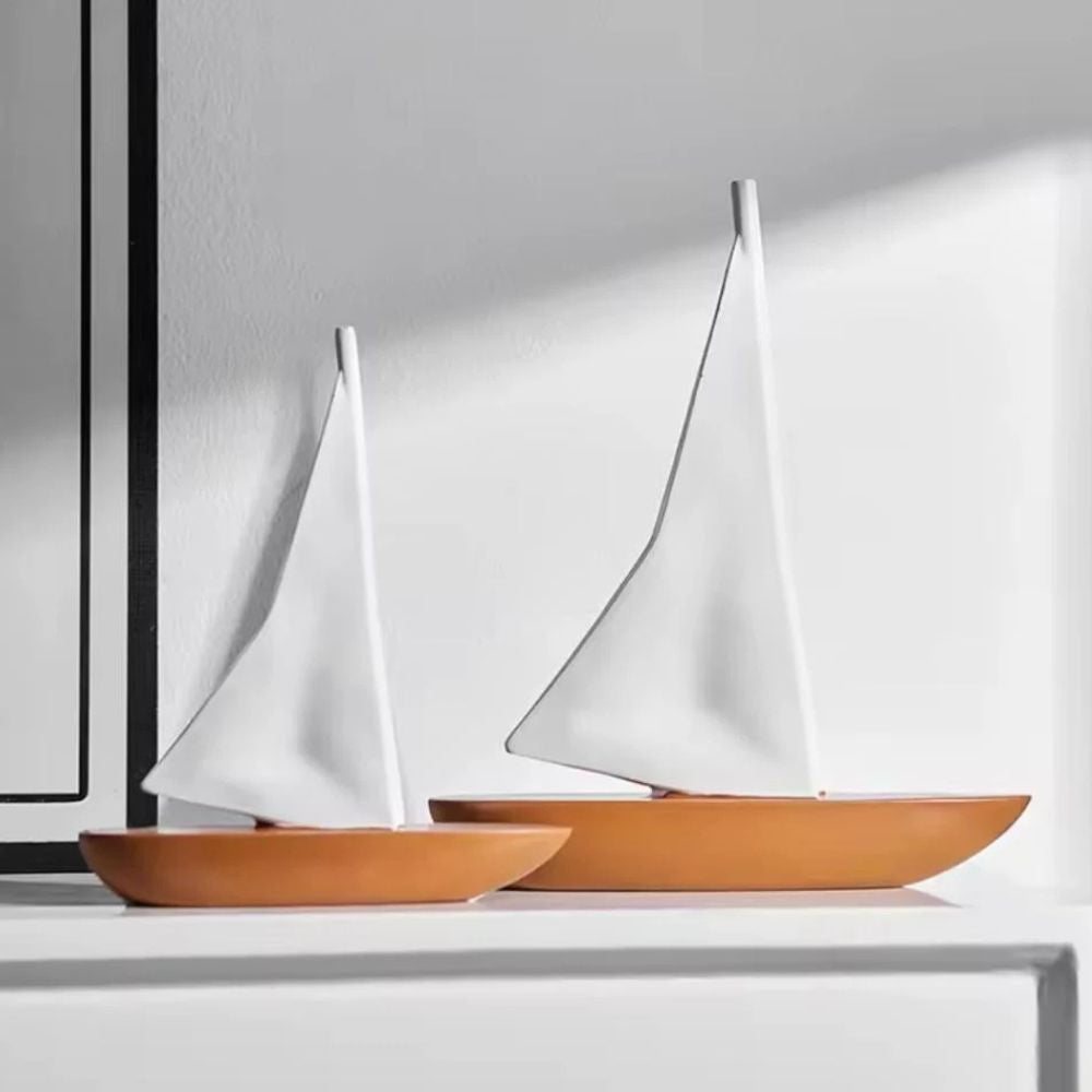 Celestial Drift Sailboat Decor — product detail view