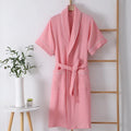 Summer Cotton Half Sleeves Bathrobe — product close-up