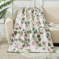Floral Cotton Bath Towel — lifestyle shot
