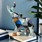 Luxury Abstract Elephant Figurine — product detail view