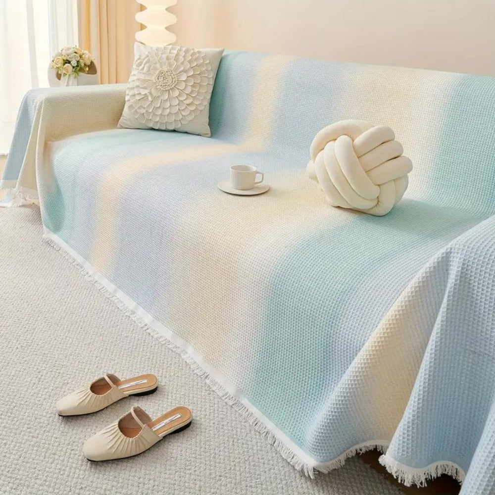 Rainbow Cooling Sofa Cover — alternate angle view