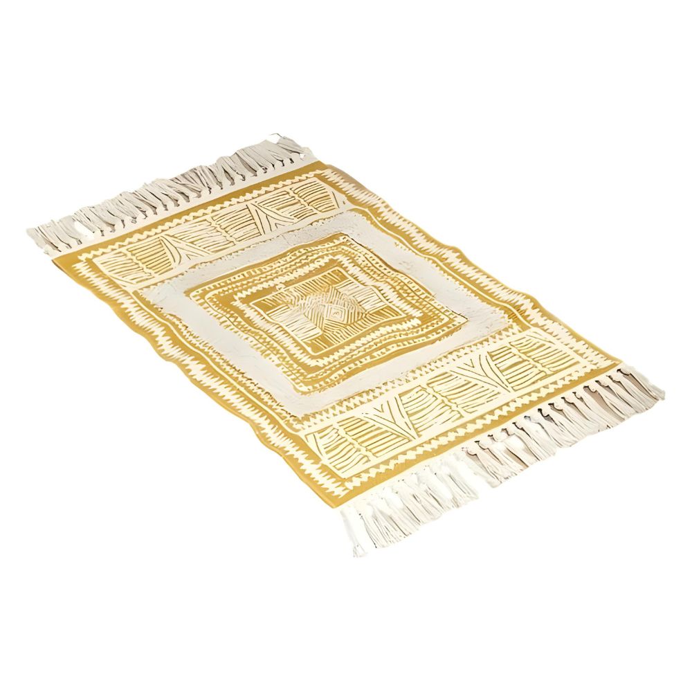 Lustre Fringe Bohemian Rug — product close-up