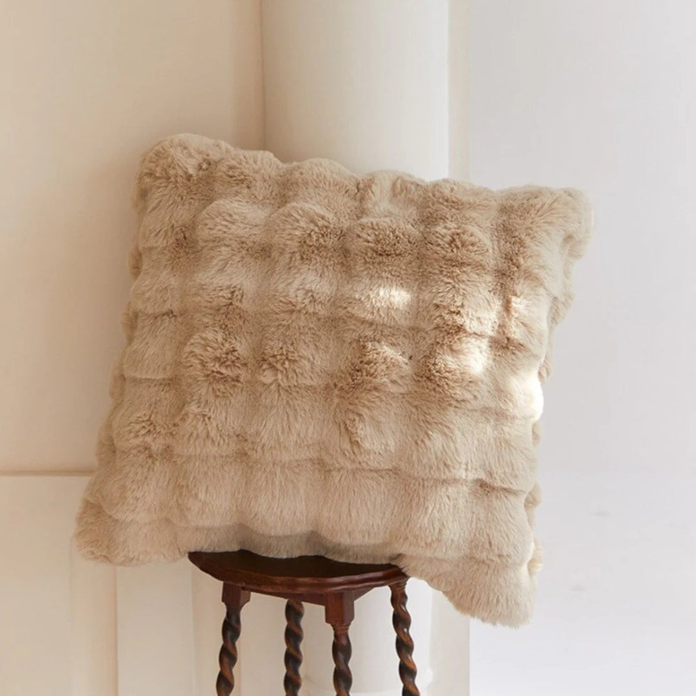 Rabbit Faux Fur Cushion Cover — main product photo