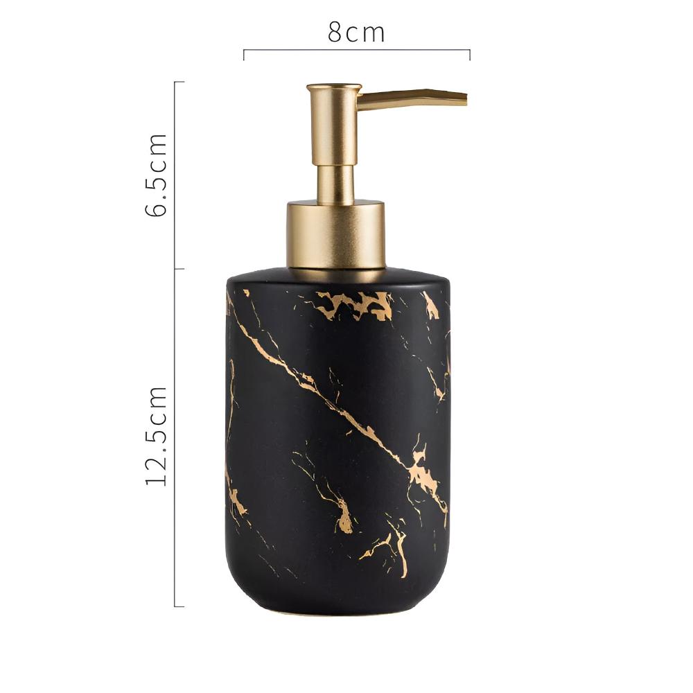 Golden Marble Luxe Dispenser — product feature detail