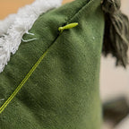 Plush Leaf With Tassel Cushion Cover — additional view