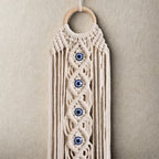 Eye-Beads Bohemian Macrame Wall Decor — product detail view