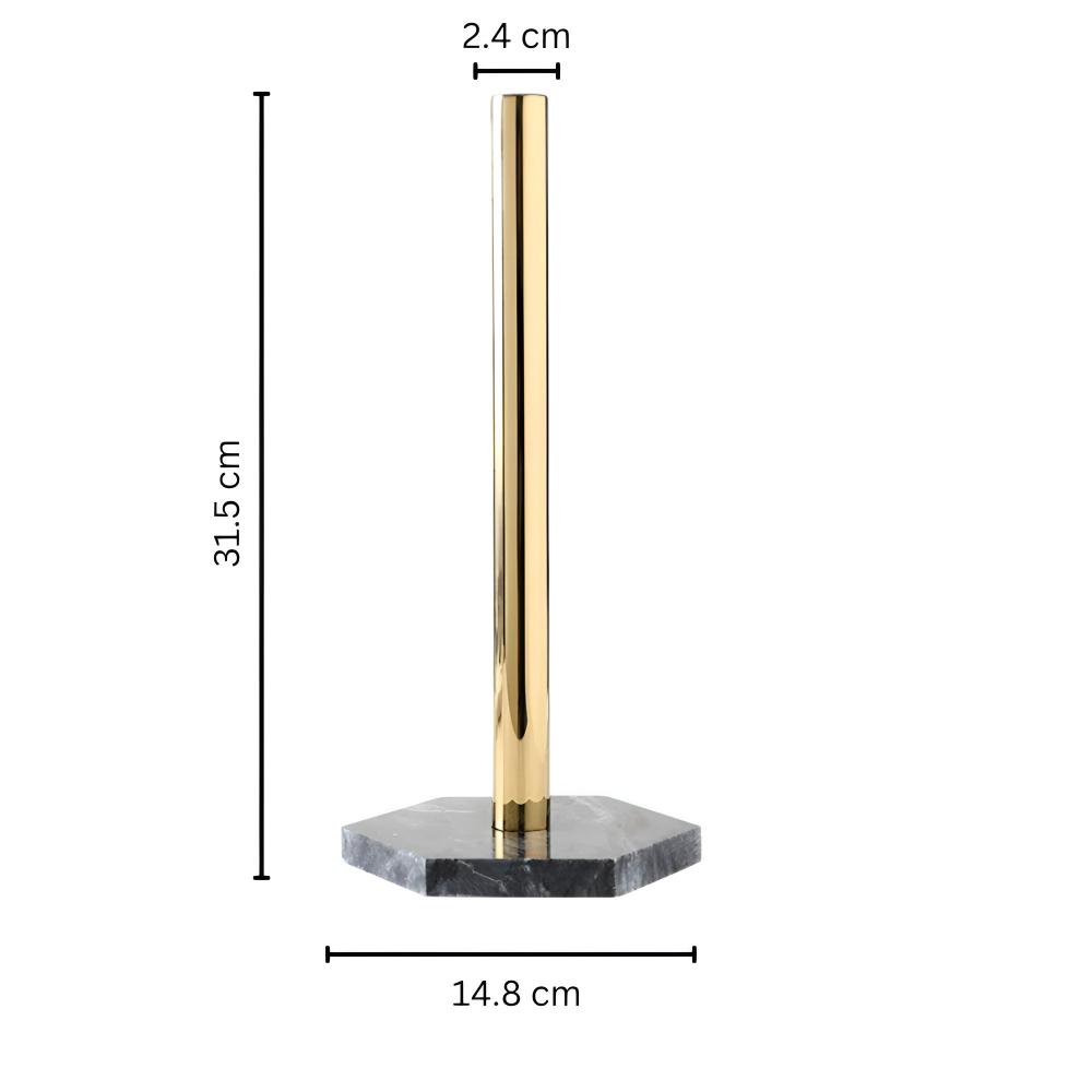 Marble Base Paper Towel Holder — alternate angle view