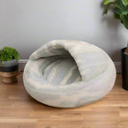 Lavish Marble Striped Pet Bed — product close-up