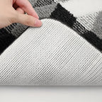 Soft Microfibre Non-Slip Geometric Rug — additional view