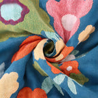 Wildflower Botanical Bliss Cotton Blanket — product in use