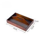 Timeless Vintage Wooden Organiser Tray — alternate angle view