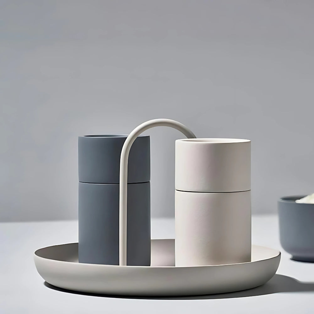 Chic Round Storage Tray Organizer — product detail view