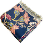 Reversible Garden Bloom Bath Towel — product close-up