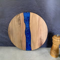 Artisan Epoxy Round Wood Chopping Board — product feature detail