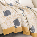 Poker Patterns Cotton Blanket — product in use