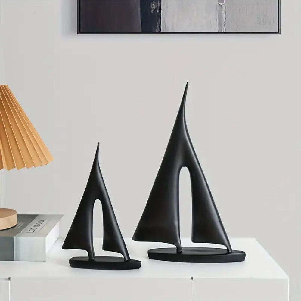 Minimalist Sailboat Inspired Table Decor — additional view