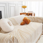 Calista Wave Chenille Sofa Cover — product feature detail