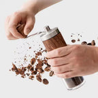 Wooden Mechanical Coffee Grinder — product detail view