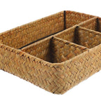 Nature Nest Rattan Organiser — lifestyle shot