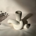 Knot Ceramic Candle Holder — product close-up