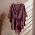 Luxurious Poncho Windproof Shawl Coat — lifestyle shot