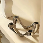 Cosmic Ripple Candle Holder — product in use