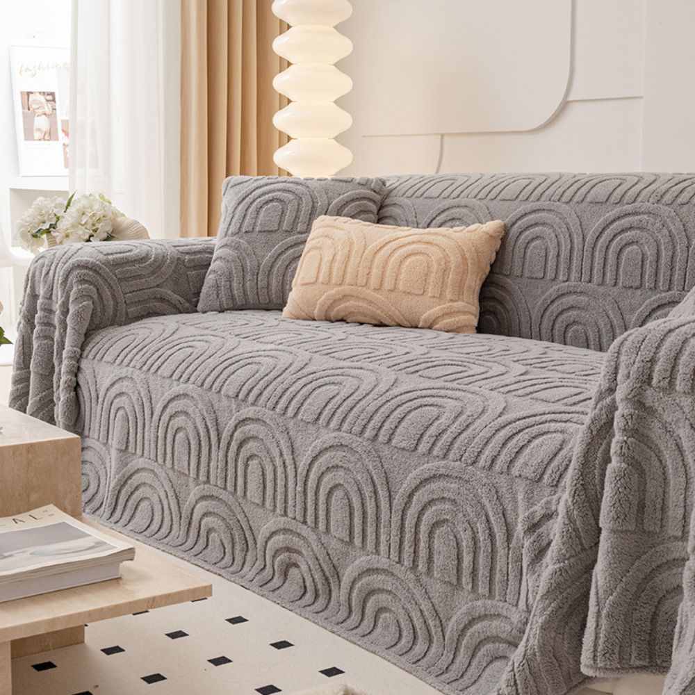 Celestial Plush Sofa Cover — lifestyle shot