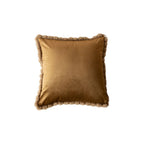 Velvet Pom-Pom Trim Cushion Cover — product feature detail
