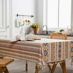 Exquisite Bohemian Tablecloth with Tassels — main product photo