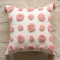 Tassel-Trimmed Boho Floral Cushions — alternate angle view