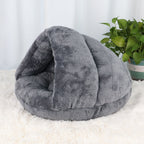 Polar-Fleece Pet Cave Bed — product feature detail
