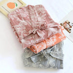 Floral Breeze Kimono Robe — product in use