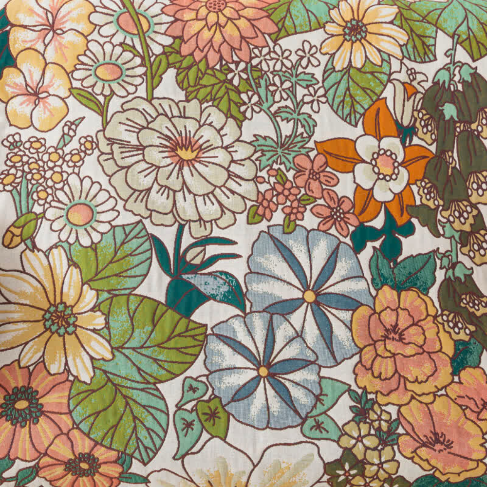 Cotton Floral Bath Beach Towel — product detail view
