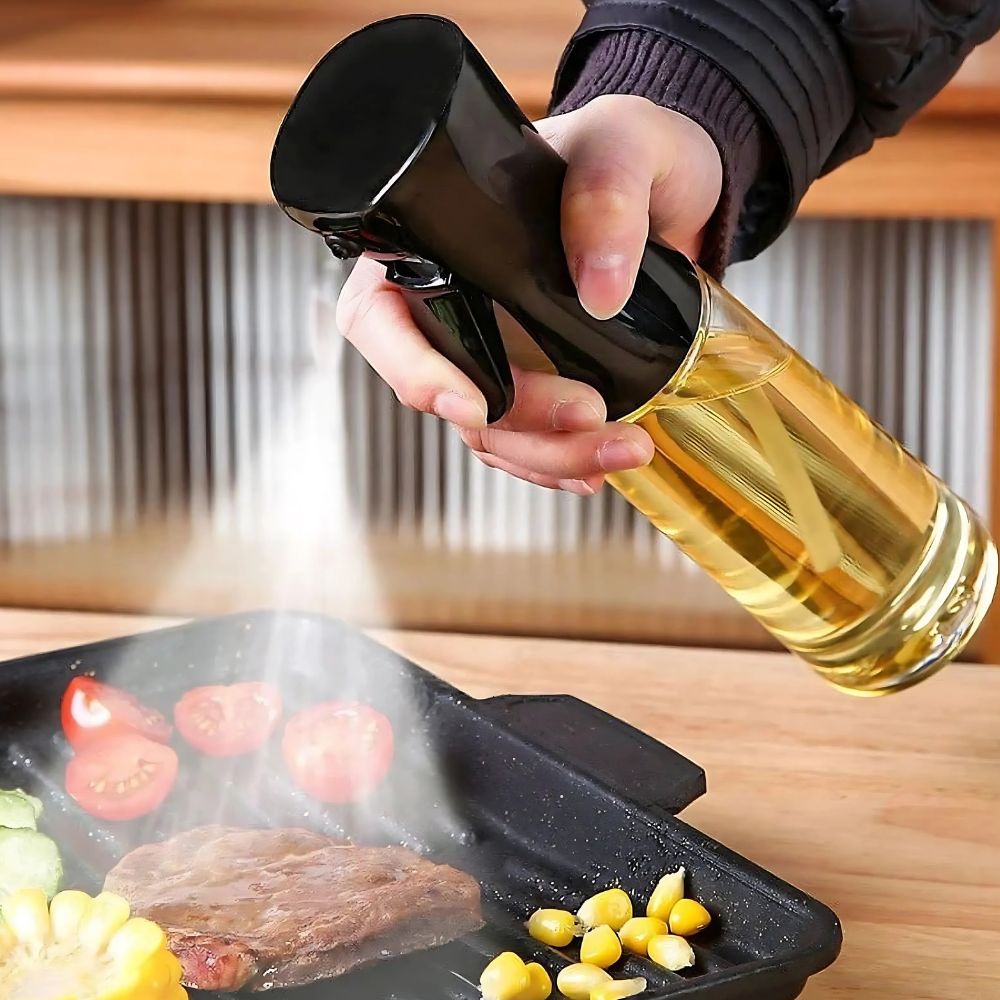 Sienna Mist Oil Spray Bottle — product in use