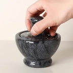 Marble Mortar & Pestel Spices Grinder — product close-up