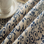 Cottage Chic Patterned Tablecloth — product in use