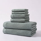 Cascade Supreme Cotton Towels | 6pcs Set — size and scale reference